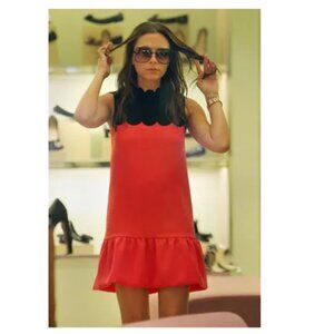 Victoria Beckham Orange Dress